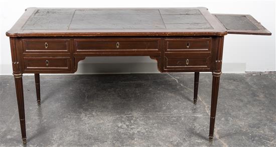 Appraisal: Sale Lot A Louis XVI Style Bureau Plat having a