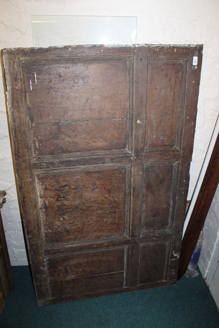 Appraisal: AN TH CENTURY PANEL OF ANTIQUE OAK x