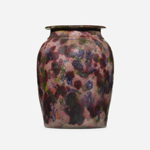 Appraisal: George E Ohr VASE USA - glazed earthenware h dia