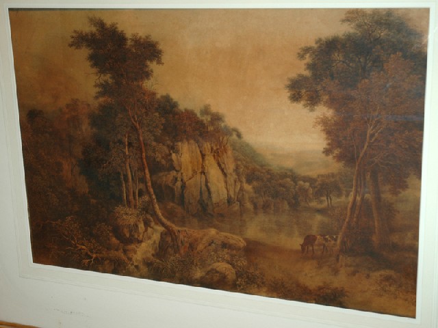 Appraisal: In the Manner of John Glover - Landscape watercolour unsigned