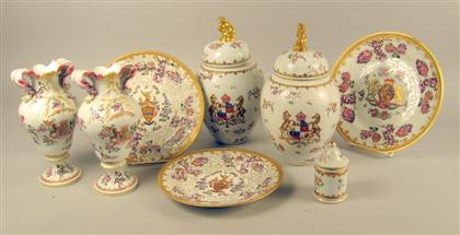 Appraisal: Group of Samson and Samson style porcelain items Comprising a