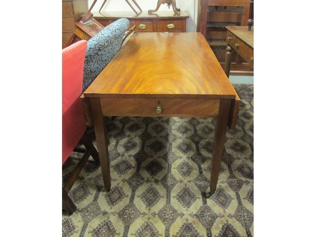 Appraisal: Victorian mahogany side table with drop leaves Provenance The Property