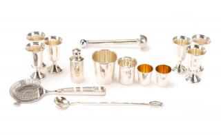 Appraisal: Group of Assorted Sterling Cocktail Accessories Assorted group of thirteen