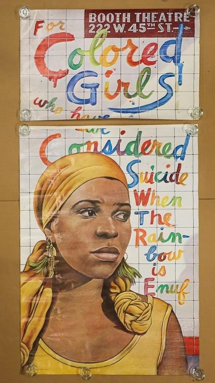 Appraisal: After Paul Davis American b page poster For Colored Girls