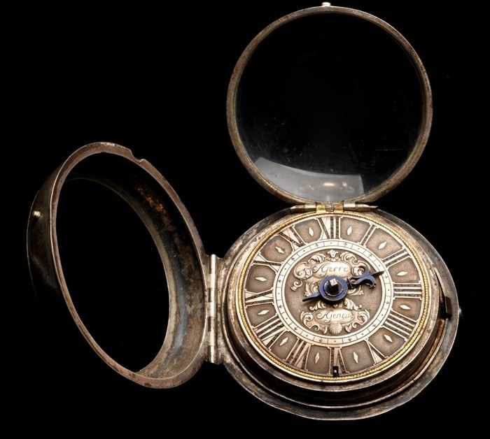 Appraisal: TWO POCKET WATCHES One gold cased the other silver cased