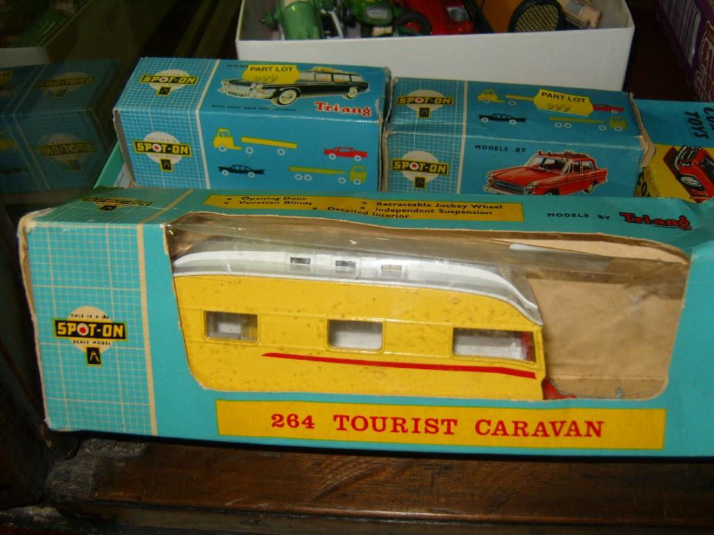 Appraisal: Three boxed Spot-On diecast model vehicles including a Humber Super