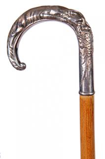 Appraisal: Knockerbie Defensive Cane- Ca - A heavy cast handle with