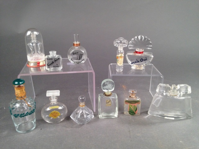 Appraisal: Assortment of Eleven Perfume Bottles Majority from New York and