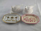 Appraisal: Halcyon Days items Two pin dishes one Vouvray by Nina