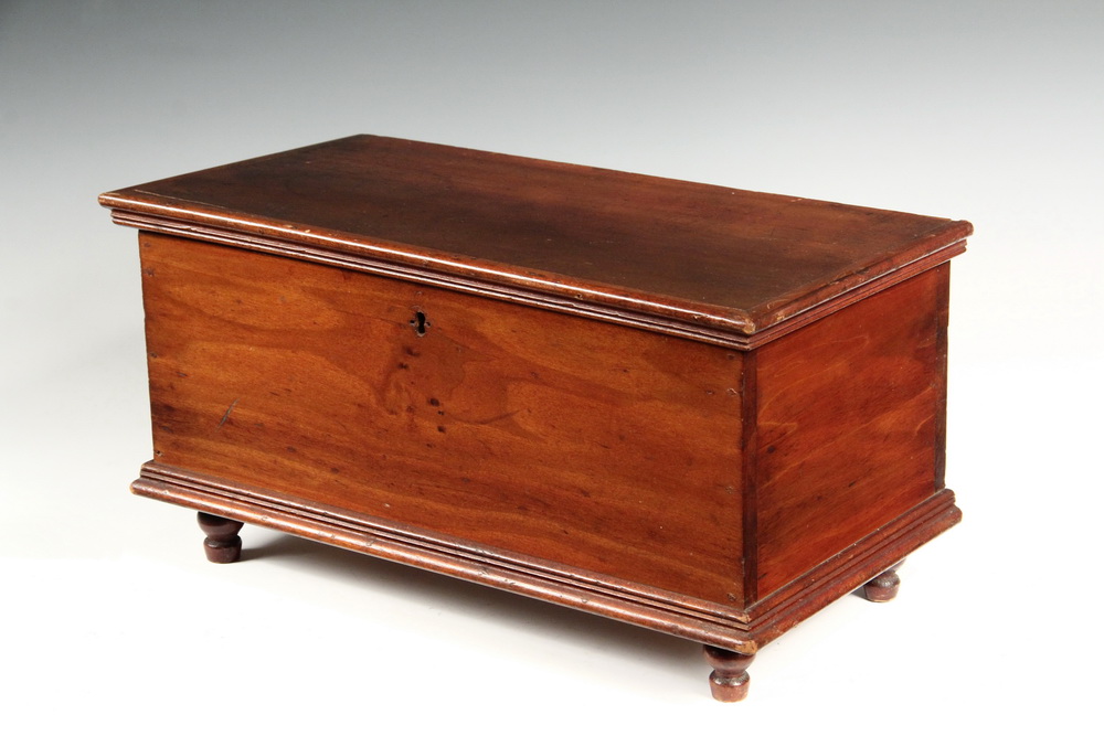 Appraisal: MINIATURE HOPE CHEST - Child's Size 'Dowry' Chest early th