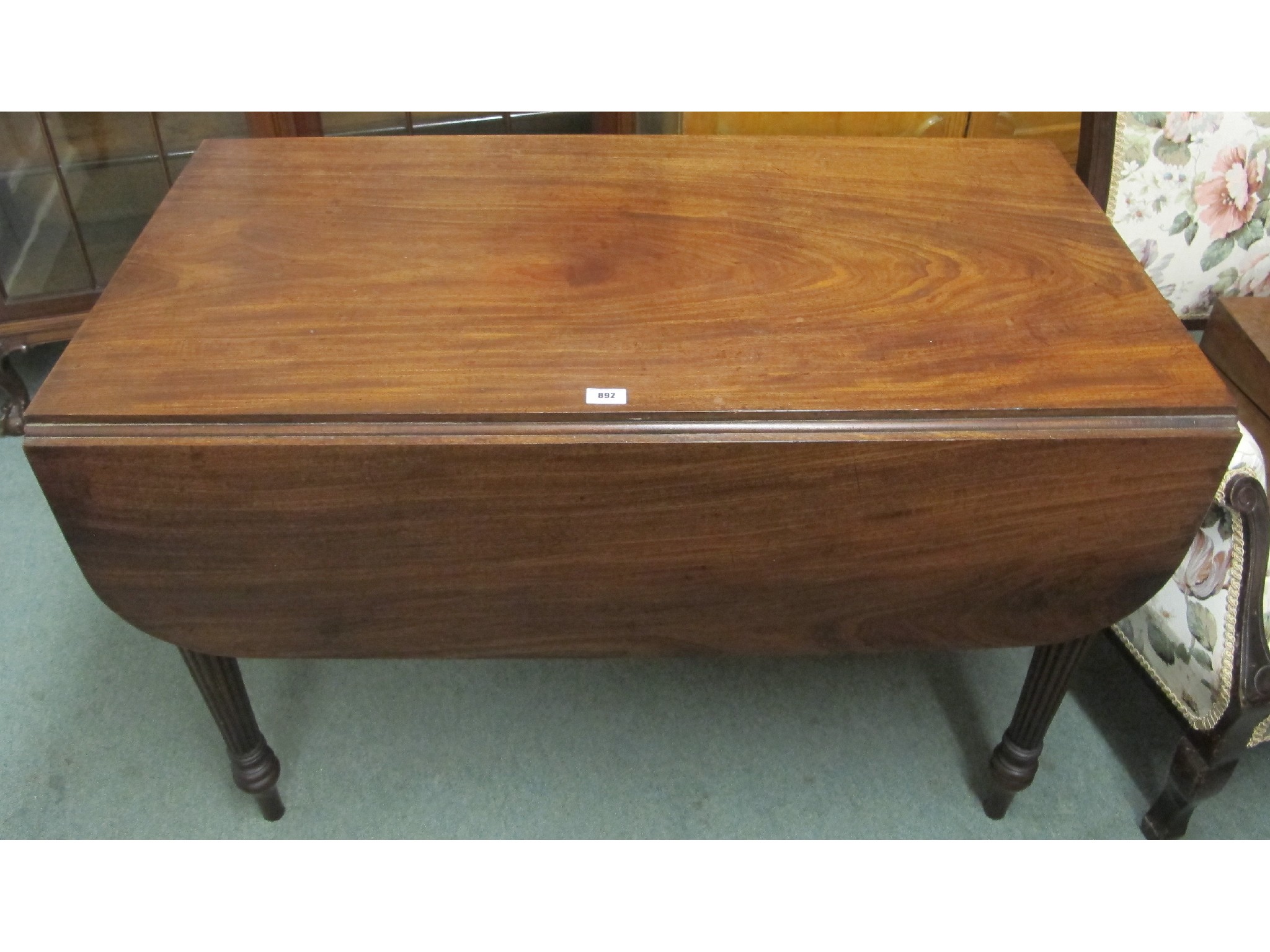 Appraisal: Victorian Pembroke table in the style of Gillows