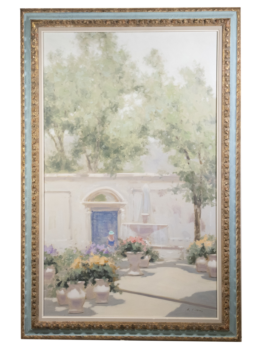 Appraisal: ANDRE GITTELSON GISSON NY CT FRANCE - French Mediterranean Courtyard