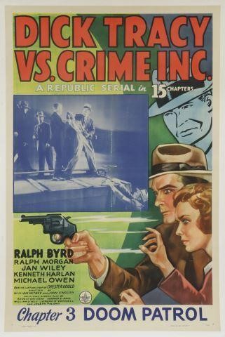 Appraisal: Dick Tracy vs Crime Inc Chapter Doom Patrol movie poster