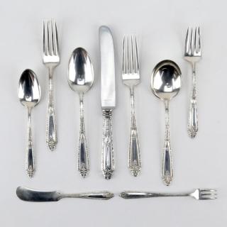 Appraisal: One Hundred Thirty Two Piece Set Of Gorham-Whiting Cinderella Flatware