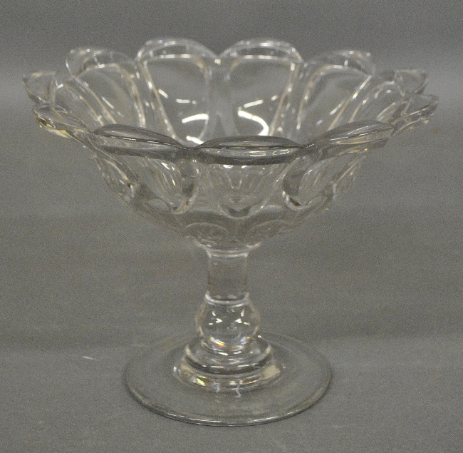 Appraisal: - Pittsburg glass centerpiece compote th c h x dia