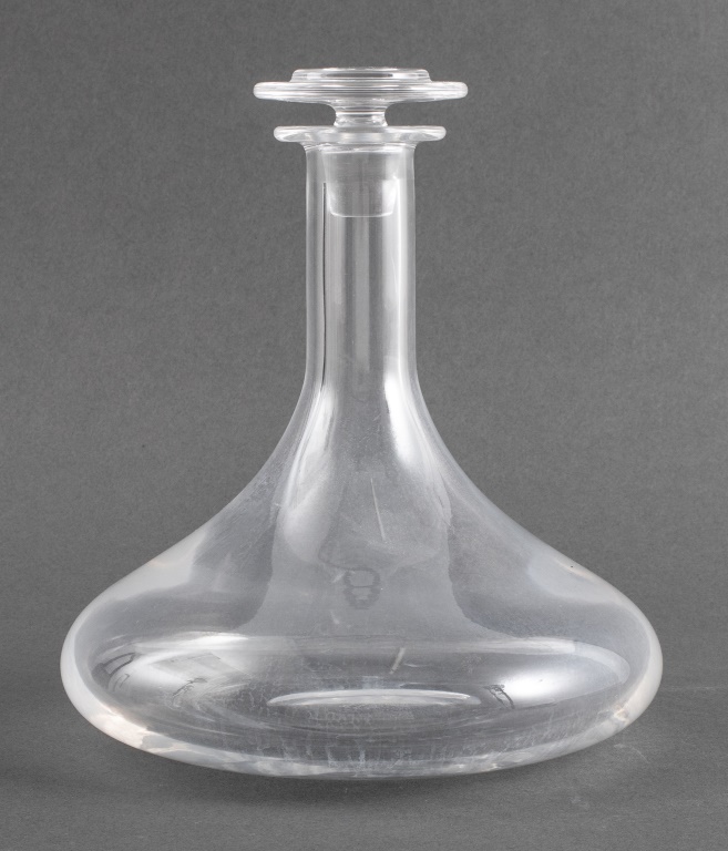 Appraisal: SAINT LOUIS CRYSTAL DECANTER Saint Louis crystal decanter with a