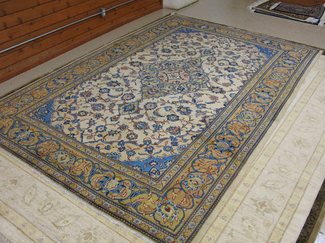 Appraisal: PERSIAN KASHAN CARPET ' x '