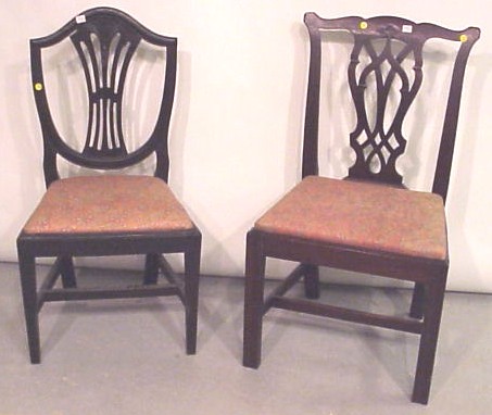 Appraisal: Chippendale side chair third quarter of the th C serpentine