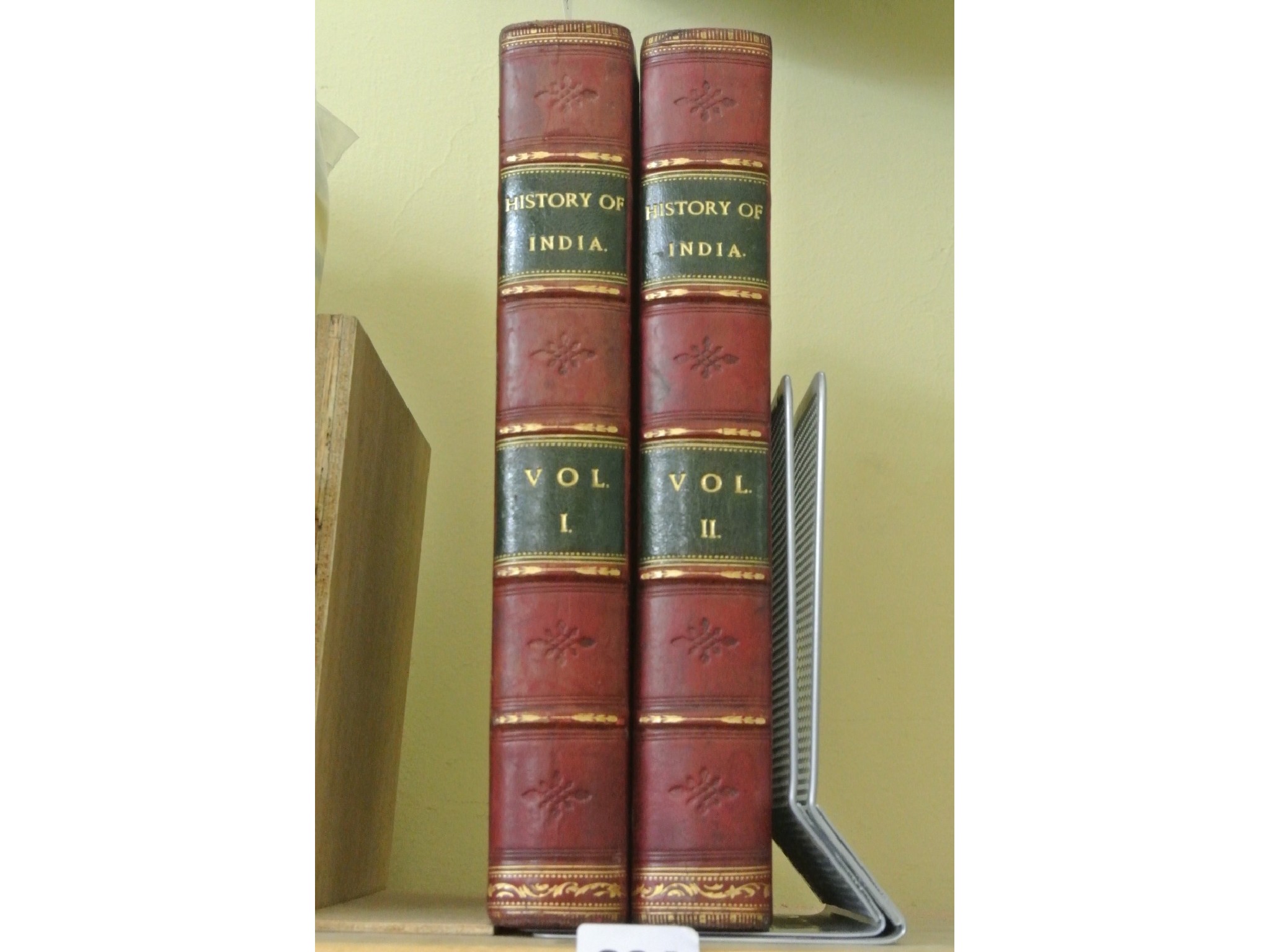 Appraisal: Two volumes of Cassell's Illustrated History of India by James