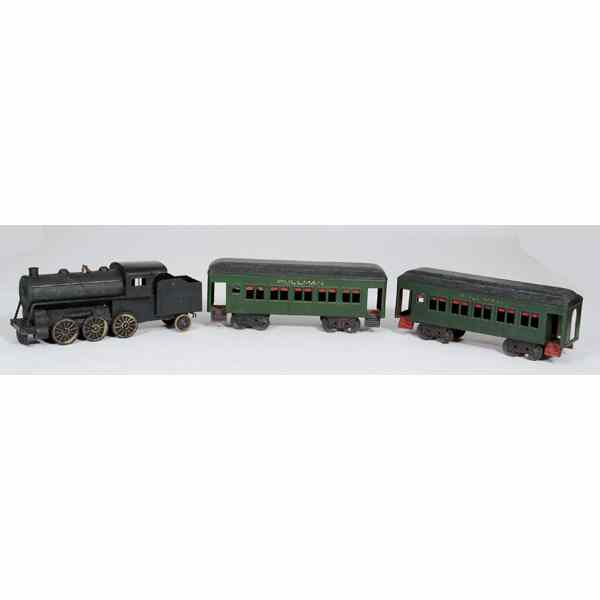 Appraisal: Cor Cor Metal Toy Train American a Cor Cor floor