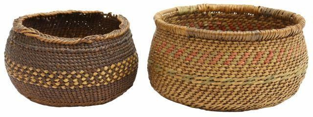 Appraisal: lot of Western baskets c nd quarter thc a Walapai