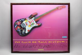 Appraisal: Signed Rock Roll Museum Poster Signed Rock Roll Museum Poster