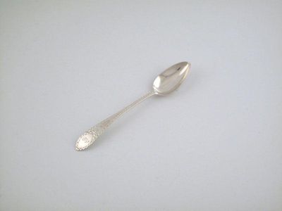 Appraisal: John Cornfute a Bright-cut old English Point pattern teaspoon circa