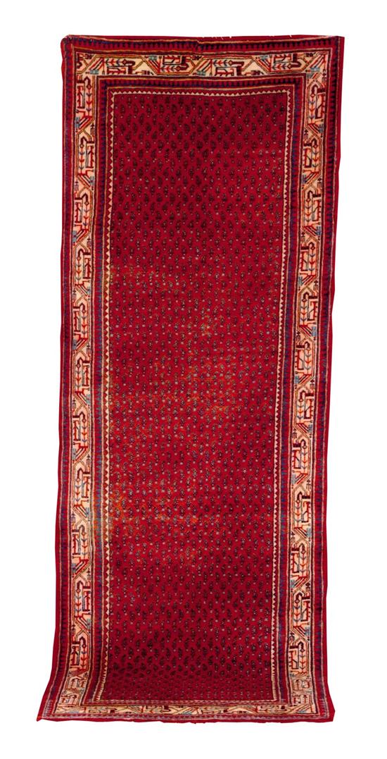 Appraisal: Persian Sarouk runner ' x '