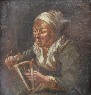 Appraisal: Old Master th C Portrait of Elderly Woman Old Master