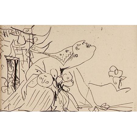 Appraisal: Pablo Picasso SUENO Y MENTIRA DE FRANCO Set of eighteen