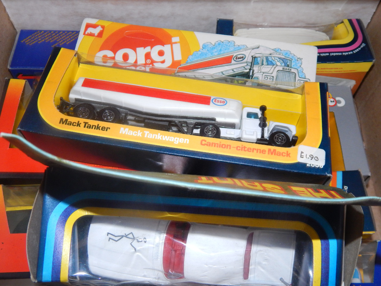 Appraisal: Corgi die cast vehicles including an Esso Mack Tanker Ford