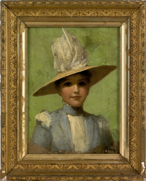 Appraisal: Ida Waugh American d oil on canvas portrait of a