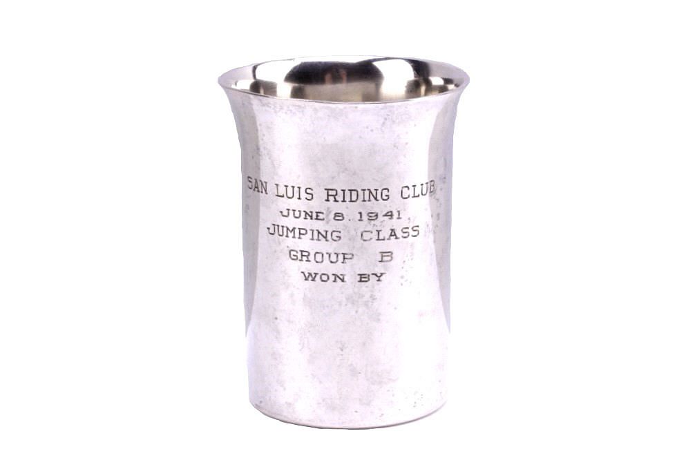 Appraisal: Mint Julep San Luis Sterling Silver Trophy Cup Included in