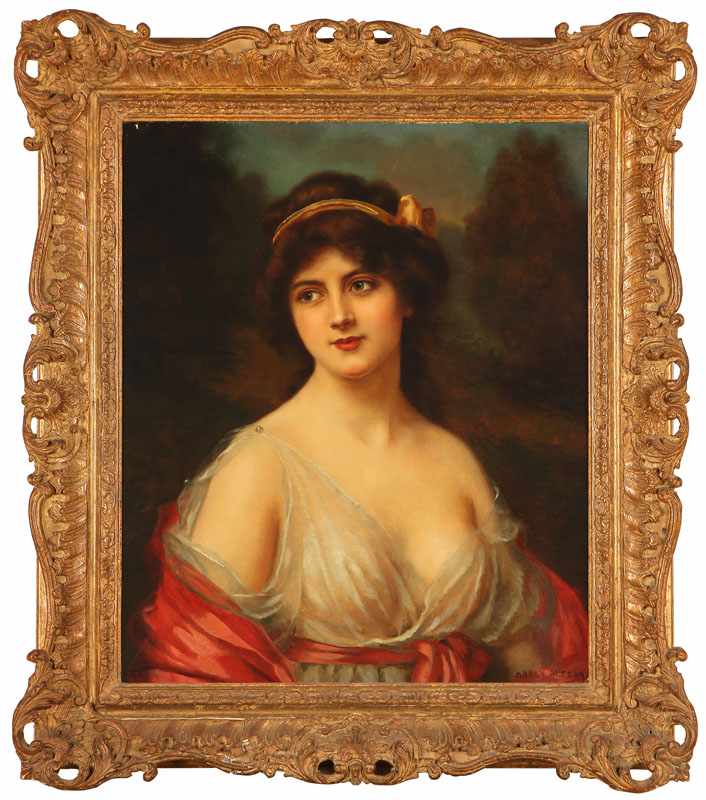 Appraisal: Portrait of a Lady '' H x '' W