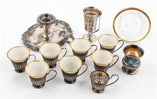 Appraisal: Sale Lot Eight American Silver Demitasse Cups Gorham TH CENTURY