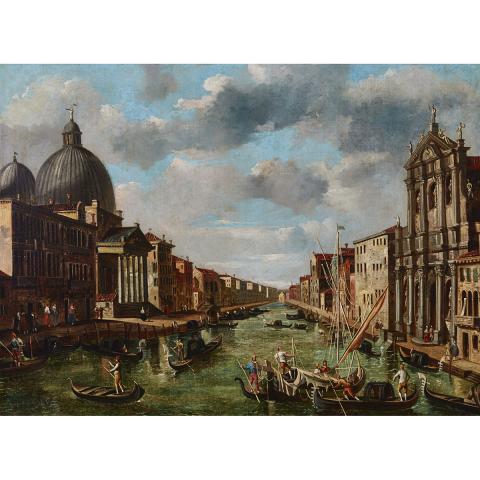 Appraisal: P Giana late th th Century THE GRAND CANAL VENICE