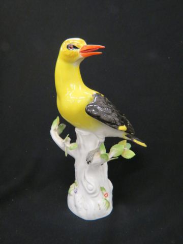 Appraisal: Meissen Porcelain Figurine of a Bird yellow crossed swords mark