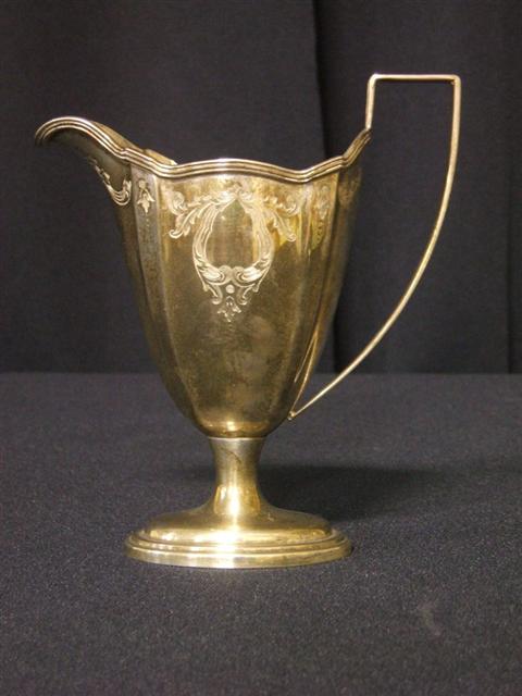 Appraisal: GORHAM SILVER CREAM JUG Date code for shape A pint