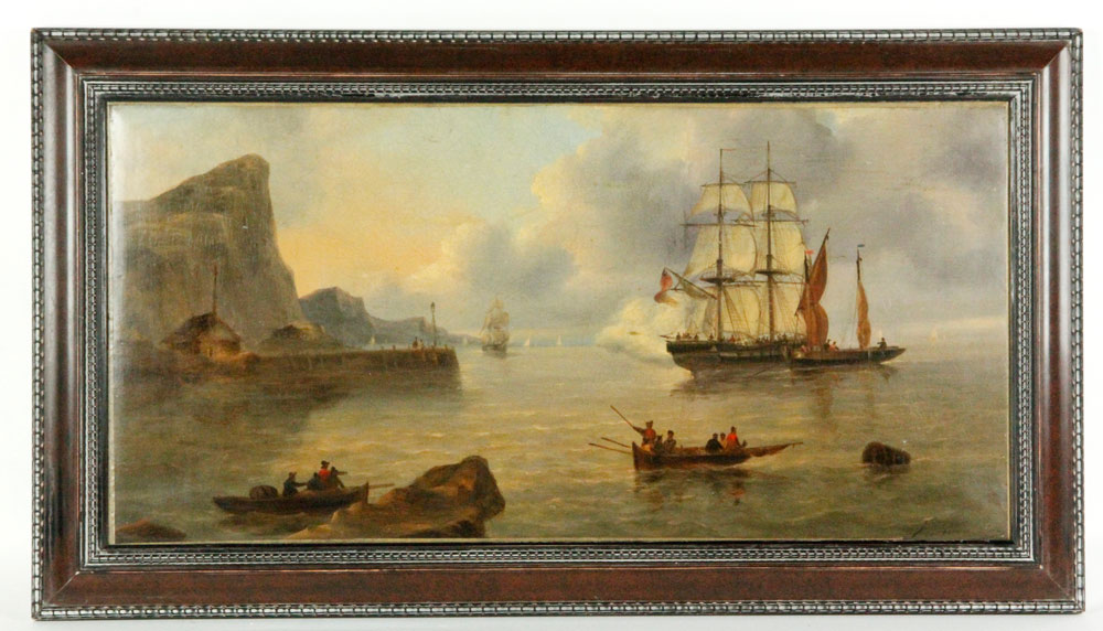 Appraisal: - van Emmerik Warships by the Coast O C Govert