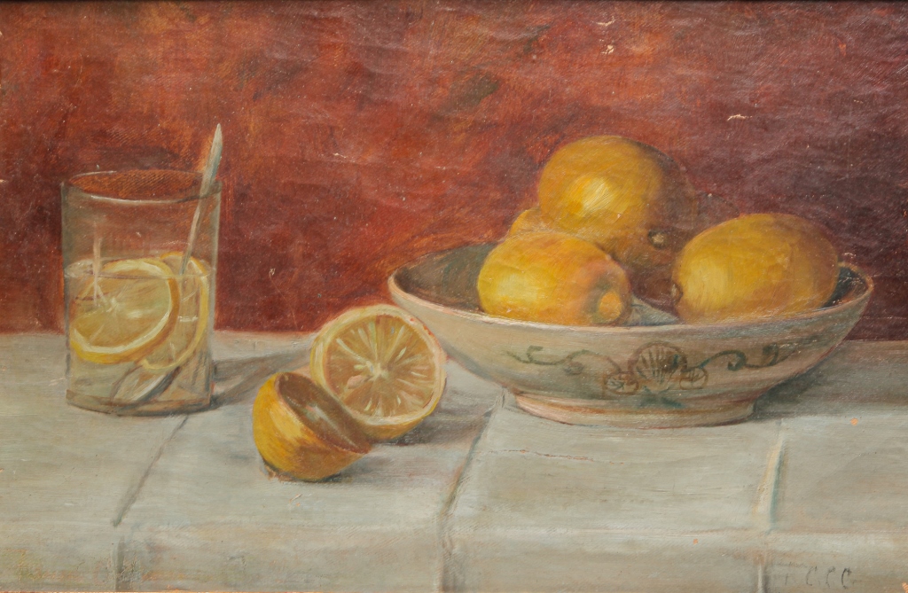 Appraisal: STILL LIFE POSSIBLY BY FRANCIS CHALLENOR-COAN New York b Oil