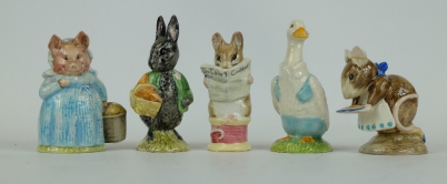 Appraisal: Beswick Beatrix Potter figures Appley Dapply ear re-stuck Mr Drake