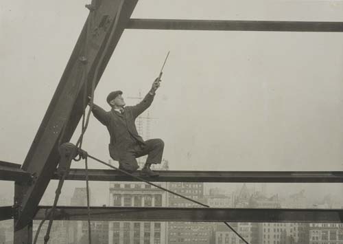 Appraisal: HINE LEWIS W - Empire State Building Structural worker--boss directing