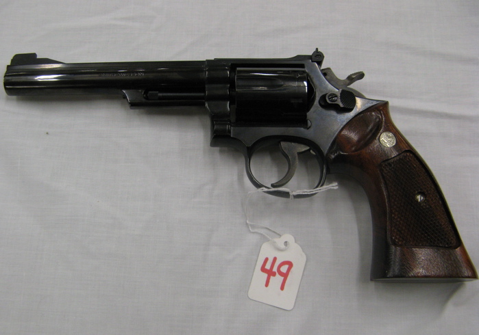 Appraisal: SMITH WESSON MODEL DOUBLE ACTION REVOLVER magnum caliber solid rib