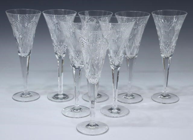 Appraisal: lot of Waterford cut crystal fluted champagnes from the Millennium