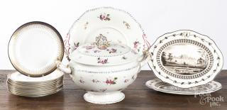 Appraisal: Staffordshire tureen and undertray th c '' h '' w