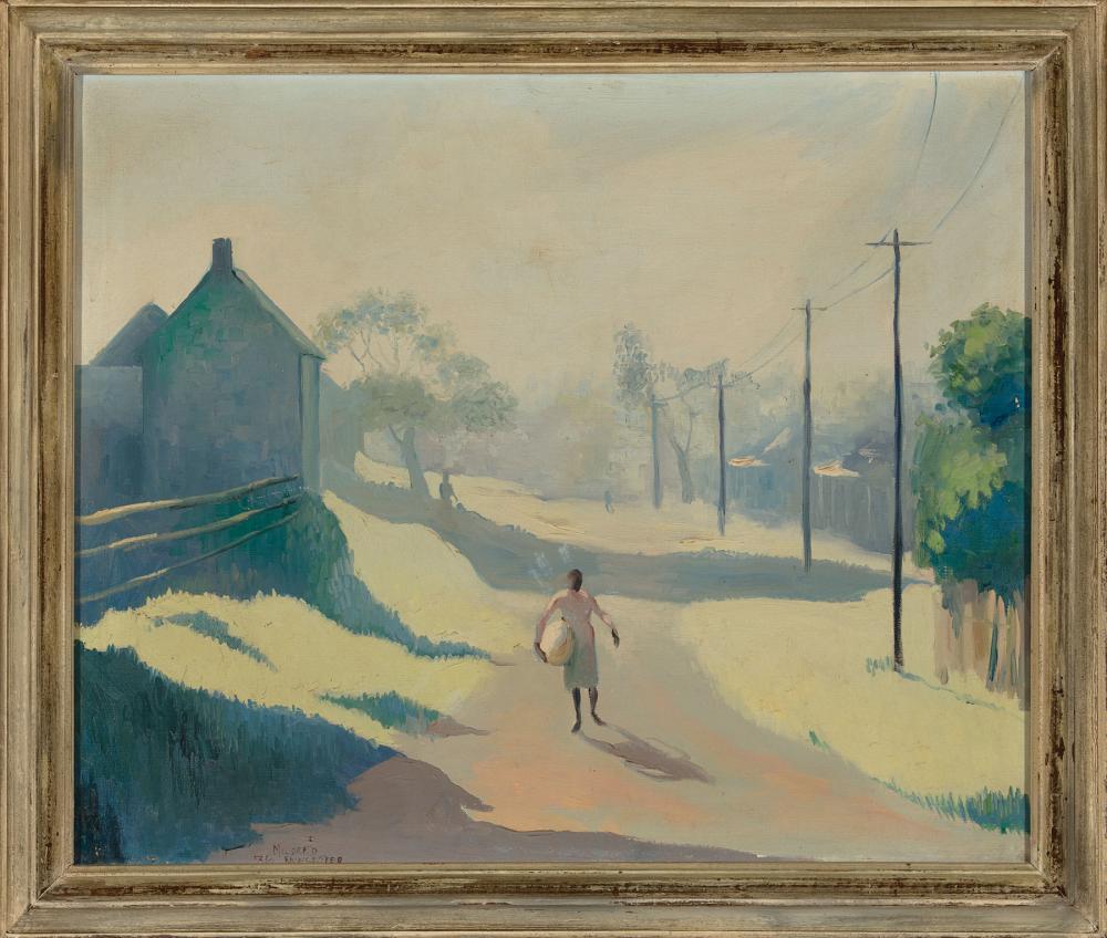 Appraisal: Mildred Nungester Wolfe American Mississippi - Long Shadows on a