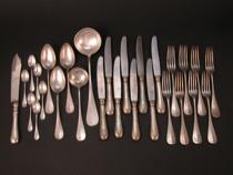 Appraisal: Sterling Silver Flatware Set of sterling silver flatware consisting of