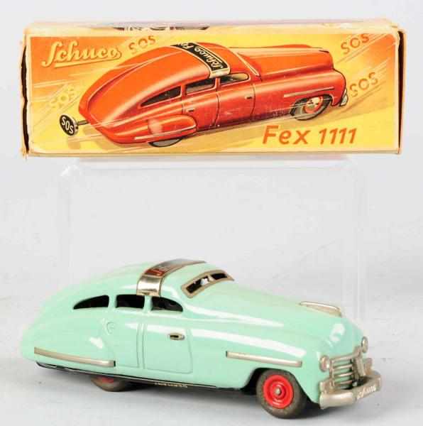 Appraisal: Tin Litho Schuco Fex Auto Wind-Up Toy German Working Marked