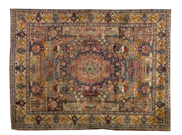 Appraisal: Semi-Antique Persian Kashmar Carpet ' x '