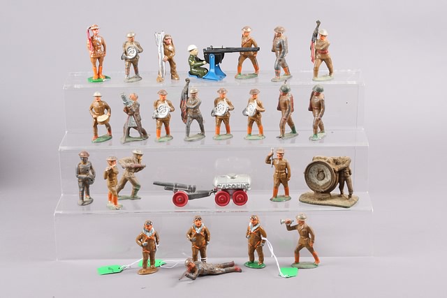 Appraisal: Lot of various Dime Store figures by Barclay Some damages